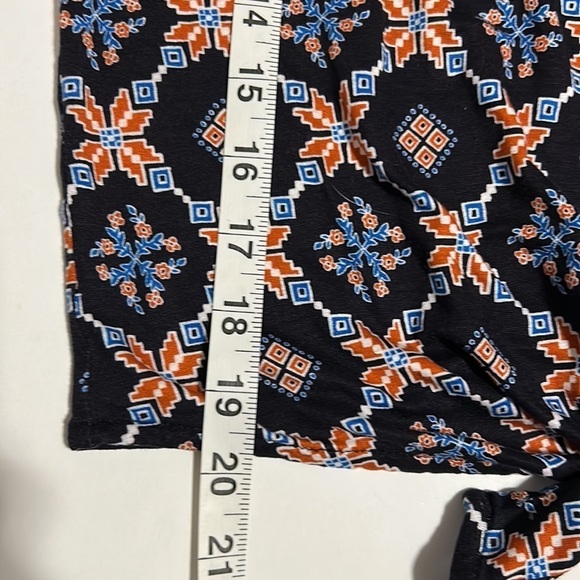 Sandro Paris Shirt Lamaar Printed Tie Front Quilt Print Top Blouse Sz M - Picture 12 of 13